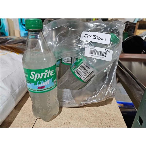 Sprite Chill Cherry Lime Soda - 22x500ml