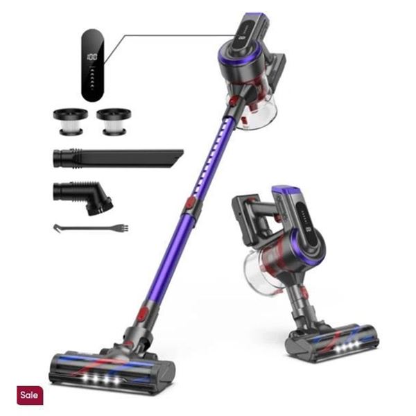 Buture Touch Display Cordless Stick Vacuum