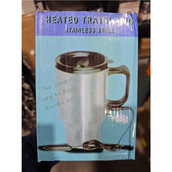 Box Lot of Heated Travel Mugs