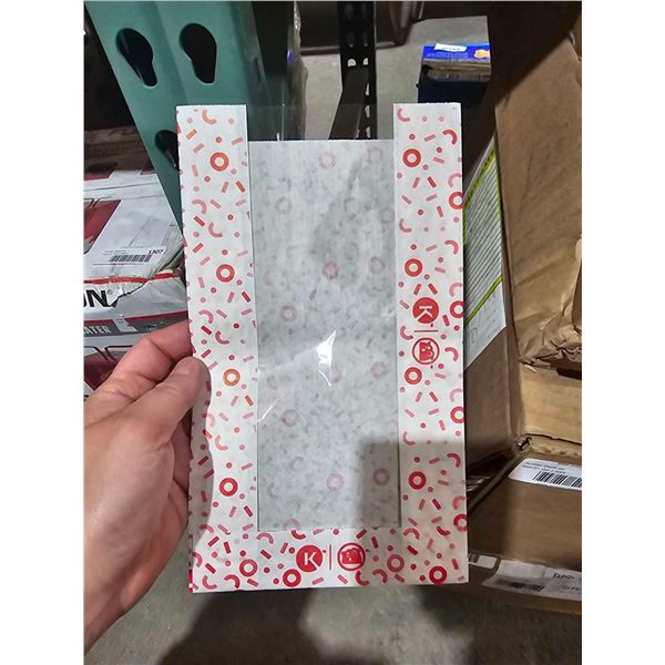 Pastry Bags with Window - 1000 Count - 6"x2.75"x10"