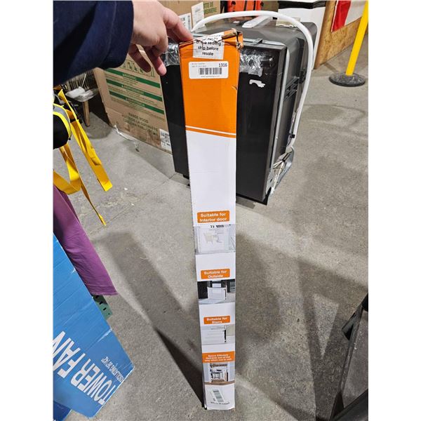 Locking Mesh Retractable Safety Gate - Beige