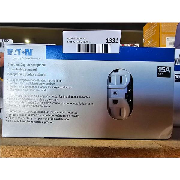 Eaton Standard Duple  Receptacles - 10 Pack