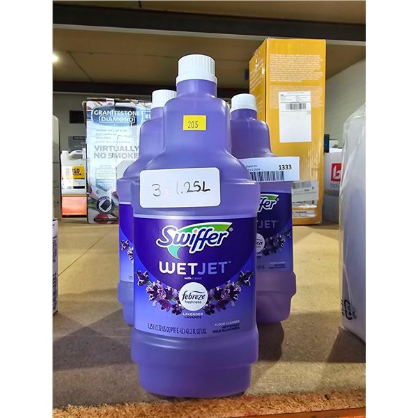 Swiffer WetJet with Febreeze Refills 3x 1.25L