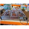 Image 1 : Vevor  Electric Warmer and Buffet Server with 3 Large 2.5 Liter Food Compartments with Lids & Variab
