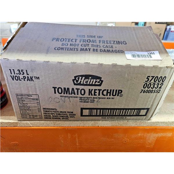 Heinz Tomato Ketchup 11.35L Value Pack