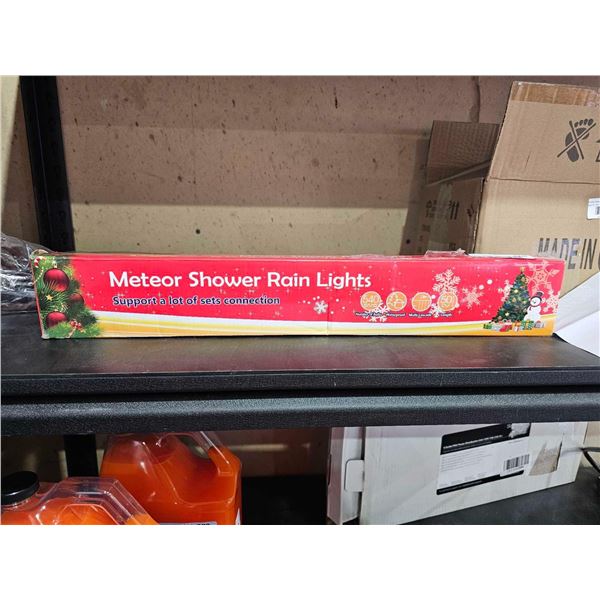 Meteor Shower Rain Lights LED Icicle Decorations - Pink
