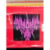Image 4 : Meteor Shower Rain Lights LED Icicle Decorations - Pink