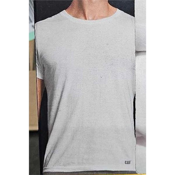 CAT Crewneck T-Shirt 4 Pack - White - Men's Small