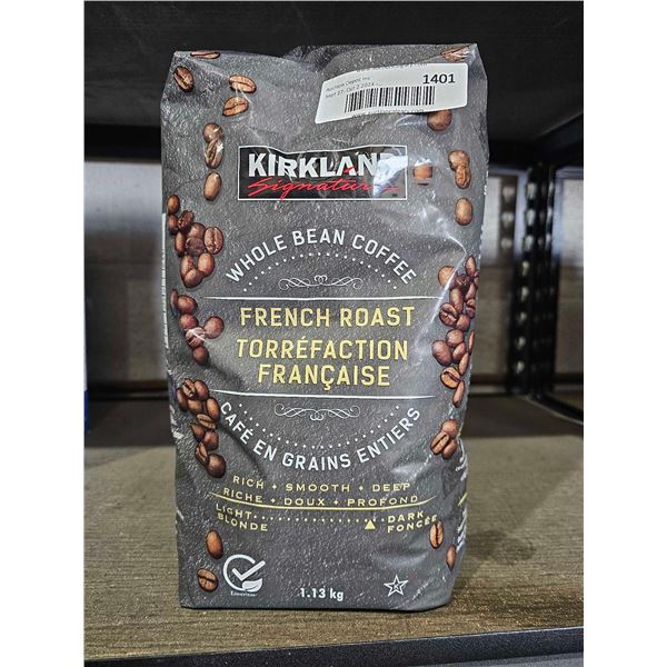Kirkland Whole Bean Coffee French Roast 1.13Kg