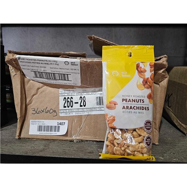 Honey Roasted Peanuts 26x60g