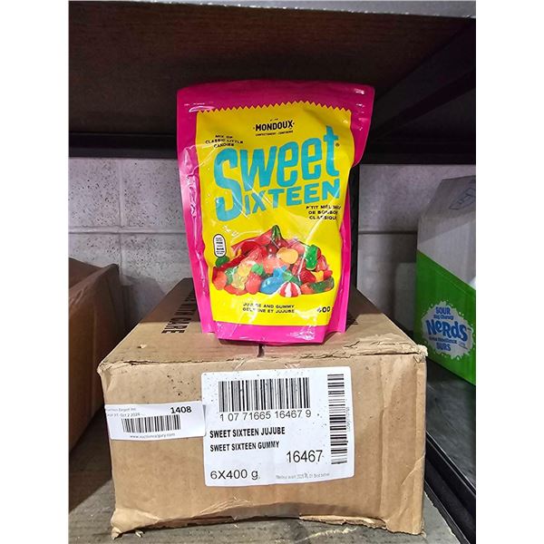 Mondoux Sweet Sixteen JUJUBE & GUMMY Candies, Assorted Flavorful Chewy Gummies and Jujubes Candy Mix