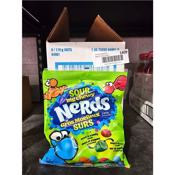 Sour Big Chewy Candy 9x170g