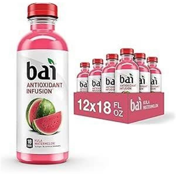 Bai Kula Watermelon, 5 Calories, No Artificial Sweeteners, 1g Sugar, Antioxidant Infused Beverage, 5