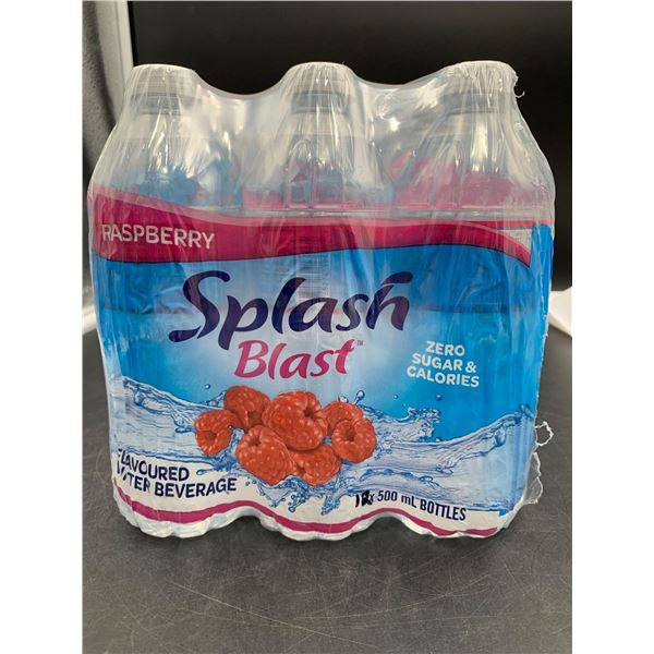 Splash Blast Raspberry Flavored Water Beverage (12 x 500ml)