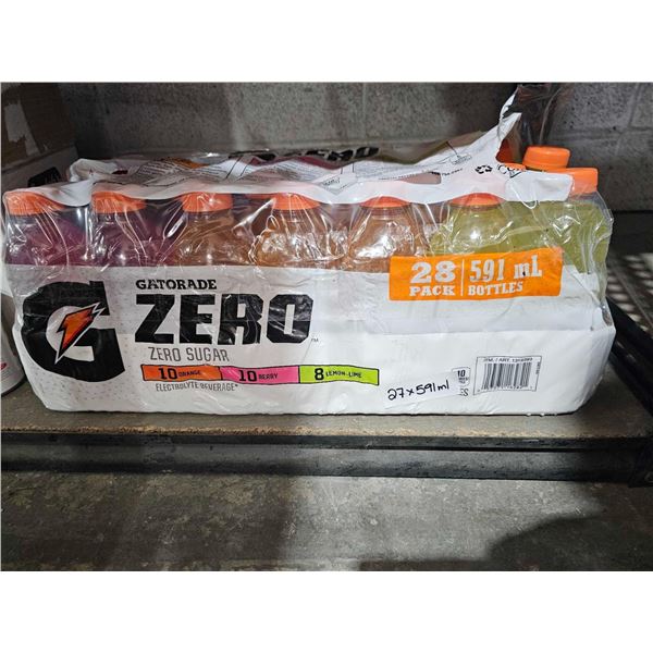 Gatorade Zero Sugar Sports Drink Assorted Flavors 27x591ml