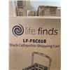 Image 2 : BLACK COLLAPSABLE SHOPPING CART
