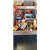 Image 2 : TOTE AND TRAY OF TOOLS AND SHOP SUPPLIES
