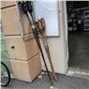 Image 1 : 4 METAL TIKI TORCHES AND 4 BAMBOO TIKI TORCHES
