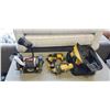 Image 1 : 3 DEWALT TOOLS AND RYOBI BENCH GRINDER