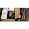 Image 2 : BOX OF BREAKERS, AND ASORTED SHOP SUPPLY AND EXTENSION CORD