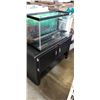 Image 2 : FISH TANK WITH BLACK CABINET