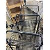 Image 2 : SET OF 3 BLACK SHOPPING CARTS