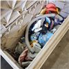 Image 2 : POOL DECK STORAGE BOX WITH CONTENTS