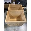 Image 2 : 2 WINE CRATES AND ANTIQUE PAIL