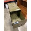 Image 2 : ANTIQUE METAL FILE CABINET