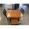Image 2 : DROPSIDE DINING TABLE WITH 4 CHAIRS