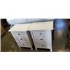 Image 1 : PAIR OF IKEA 3 DRAWER NIGHTSTANDS