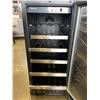 Image 2 : DANBY SILHOUETTE STAINLESS WITH GLASS DOOR WINE FRIDGE, WORKING
