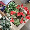 Image 2 : 3 BOXES OF ESTATE GOODS, BASKETS, VASES ETC