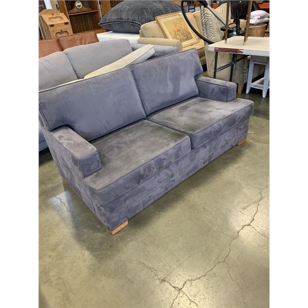 GREY MICROFIBRE COUCH
