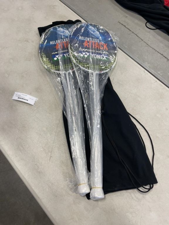 2 NEW YONEX BADMINTON RACKETS