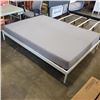 Image 1 : QUEENSIZE BEDFRAME WITH MATTRESS