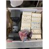 Image 2 : BIN AND BOX OF ELECTRONICS