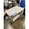 Image 1 : AS NEW VEVOR 18X30 INCH ROLLUING STAINLESS 2 TIER CART