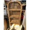 Image 1 : 4 TIER RATTAN SHELF