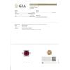 Image 1 : 14k White Gold 5.6 ctw GIA Cushion Rubellite Tourmaline Diamond Halo Cocktail Ri