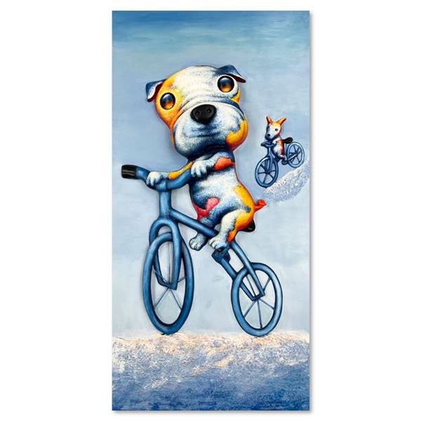 Biking Brothers by Wang, ZhiWu