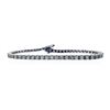 Image 1 : 4.46 ctw Diamond Tennis Bracelet - 14KT White Gold