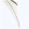 Image 2 : Unisex Italian 14K Yellow Gold 20" Long 2.8mm Solid Figaro Link Chain Necklace
