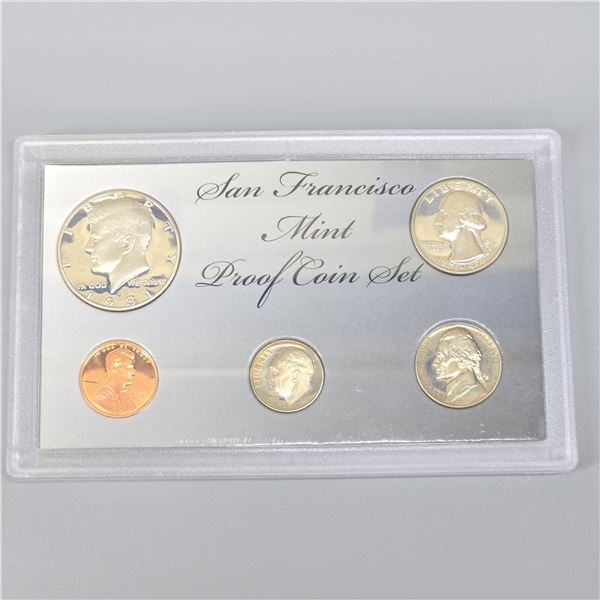 San Francisco Prrof coin set