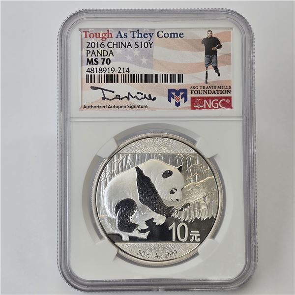 MS70 2016 Silver Panda