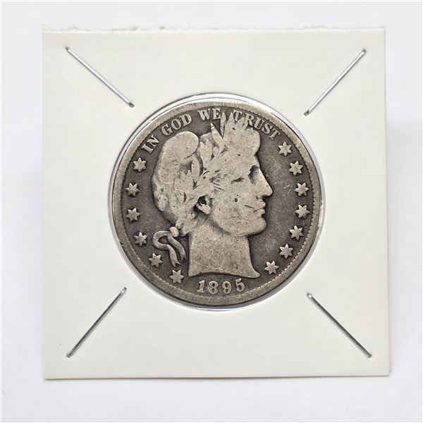 1895-p Barber Half Dollar