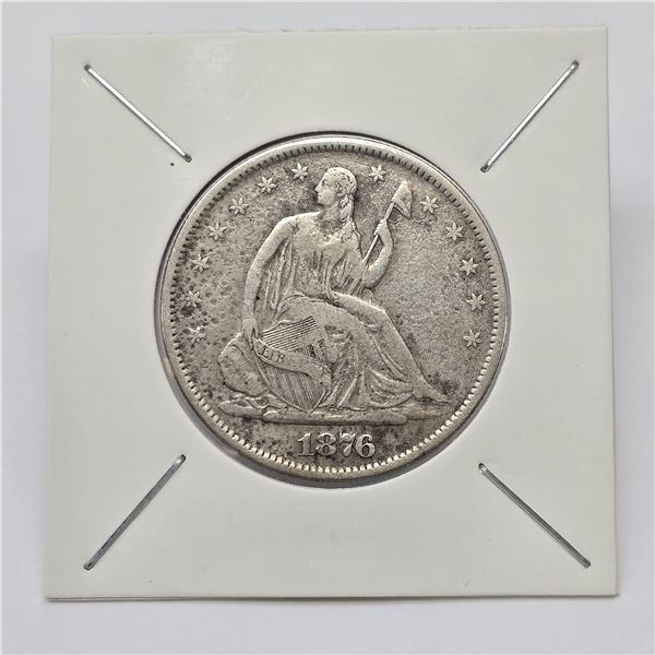 1876-s Seated Liberty Half Dollar