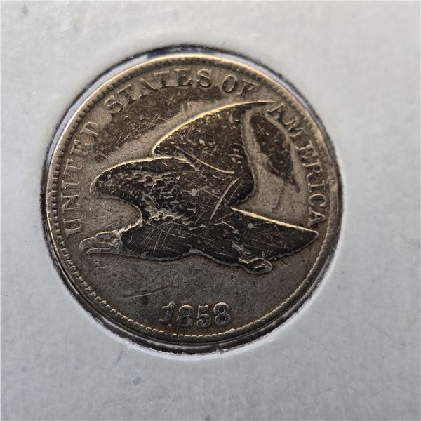 1858 Flying Eagle Cent