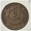 Image 1 : 1868 2 Cent Piece