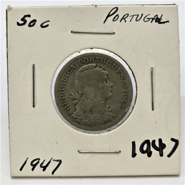 1947 50 Centavos Coin